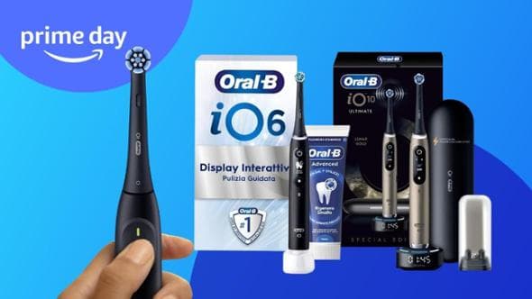 Spazzolini elettrici Oral-B scontati fino al 40% con il Prime Day