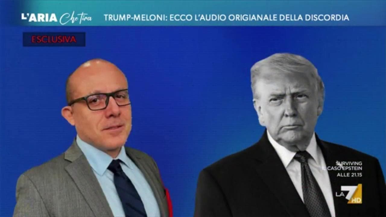 L'audio della telefonata in cui Donald attacca Meloni